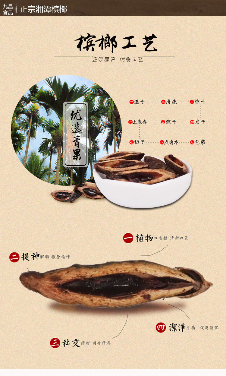 叼嘴巴5元厂家直供 槟榔批发