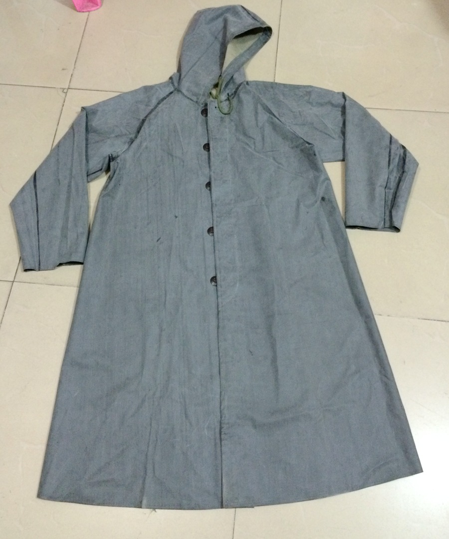 帆布大褂 雨披 农用连体雨衣老式长款外款雨衣抗洪长衣