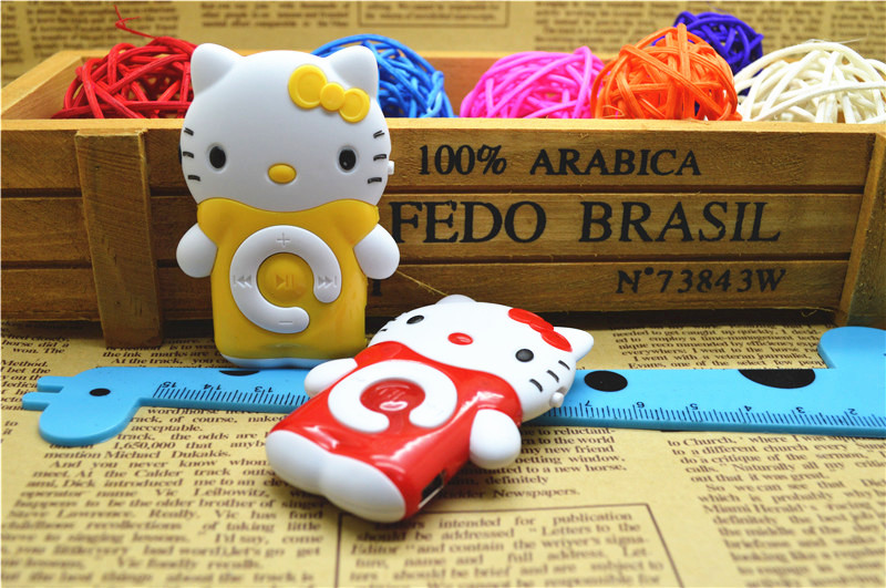 卡通插卡无屏mp3 可爱hello ki