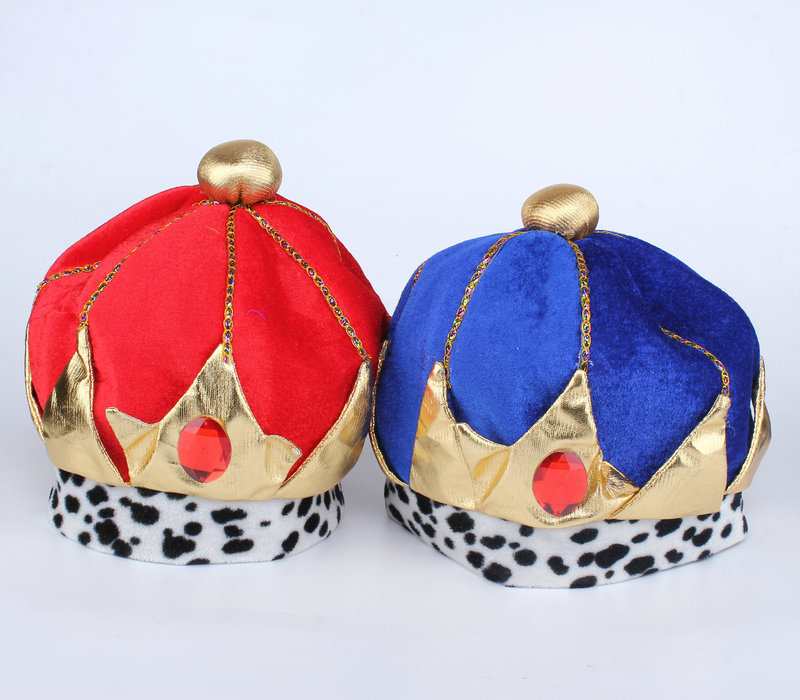 万圣节舞会表演儿童成人国王皇冠帽子头饰舞台道具王子头饰cos