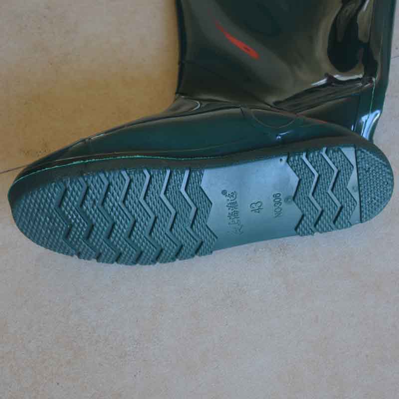 牛筋底插秧靴高筒过膝长插秧鞋迷彩农田鞋水田鞋下水裤劳保钓鱼鞋