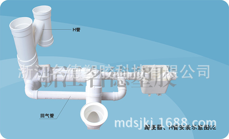 同层排水安装示意图 (2)