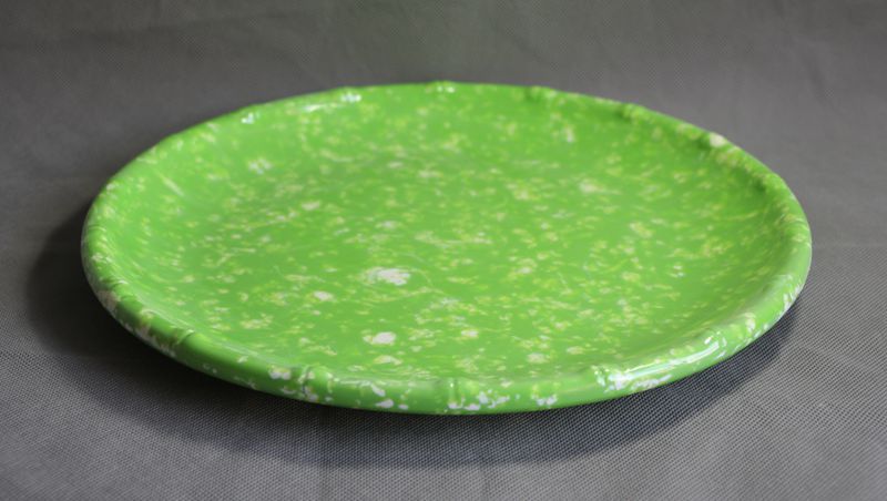 出口工厂销售食品级玉瓷大圆盘 美耐皿盘子