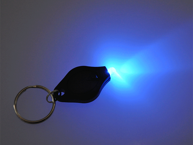 塑料led钥匙扣灯定制广告礼品 装饰白光紫光多色 光led钥匙灯