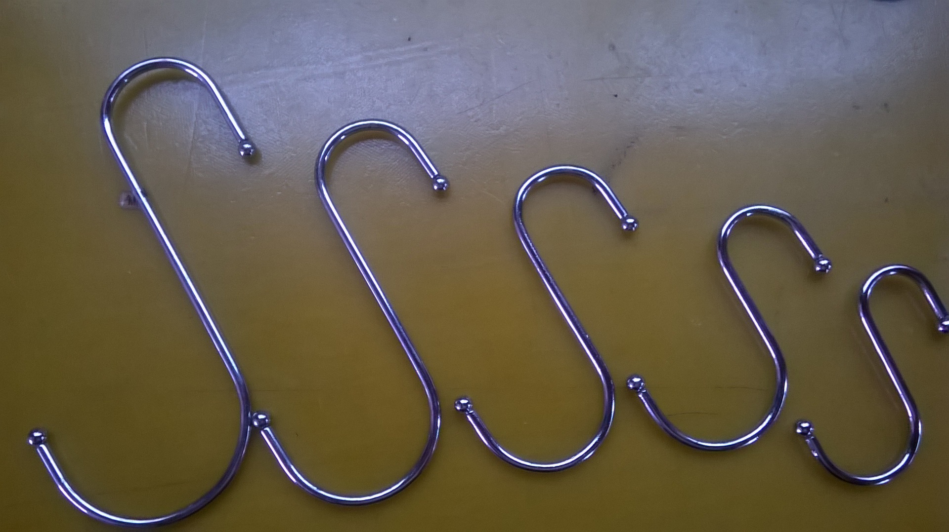 厂家直销 s挂钩 多功能日用铁艺不锈钢金属s钩 厨房衣架多用钩