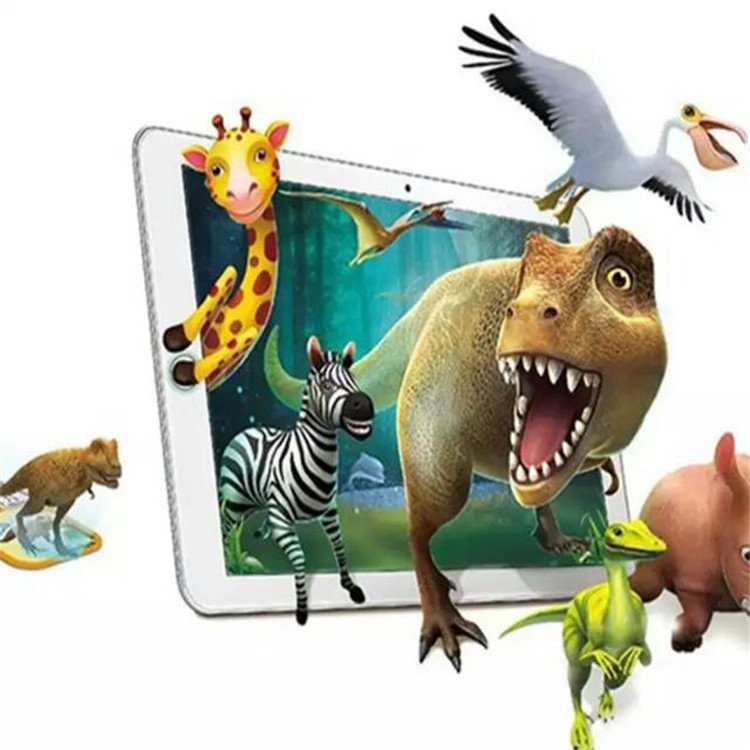 儿童早教益智ar卡 3d学习卡 口袋动物园 儿童认字识图卡厂家批发