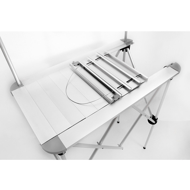 低价出售促销礼品 商场试吃桌 便携式全铝拉网促销台