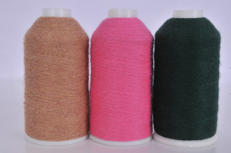 现货供应 羊绒人棉混纺纱线 气流纺苏拉纺纱线 纺织纱线