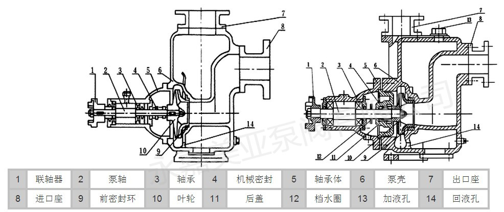 zx型自吸泵 不锈钢自吸泵 排污自吸泵 卧式自吸离心泵11