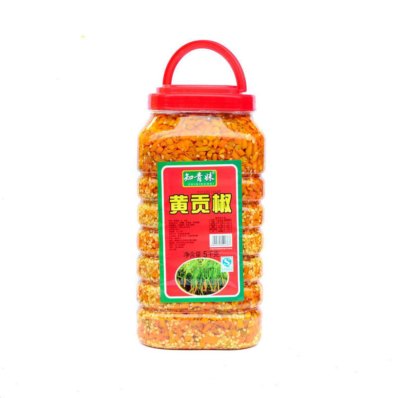 代理批发 知青妹黄贡椒 剁辣椒调味品调味酱 湖南菜品调味佳品