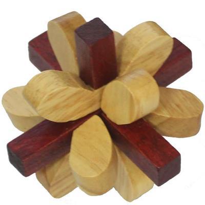 12姐妹木制儿童成人益智孔明锁玩具/6根 鲁班锁 创意趣味解锁礼物