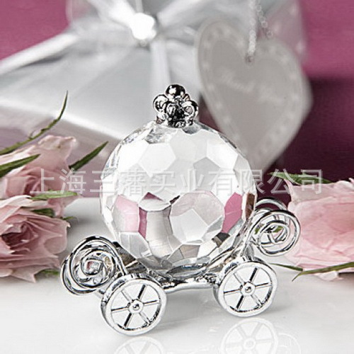 8*6*4厘米重量:月50克k9水晶精料水晶南瓜车these exquisite crystal
