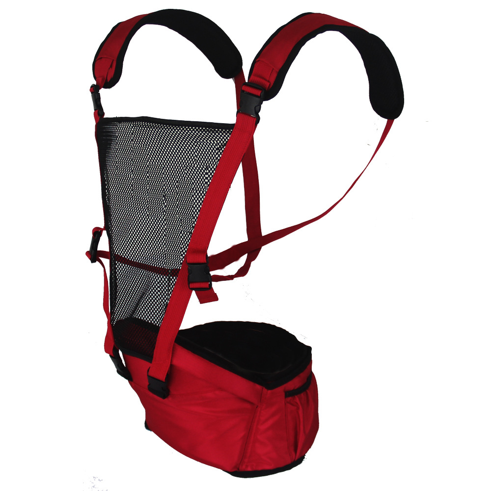 多功能四季婴儿腰凳透气舒适双肩抱婴坐凳抱袋还网抱婴凳背带