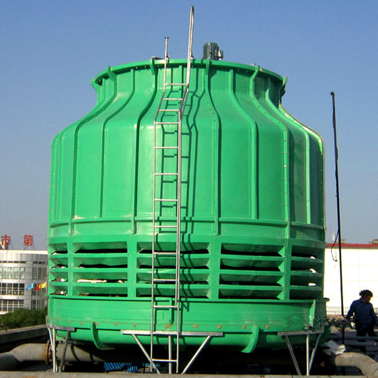 厂家批发冷却水塔圆形玻璃钢冷却塔制冷10-1000t降温散热水循环塔