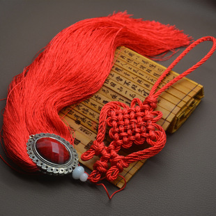 超大号 民族风中国结 5mm璎珞绳编织流苏 车挂礼品婚庆饰品配件