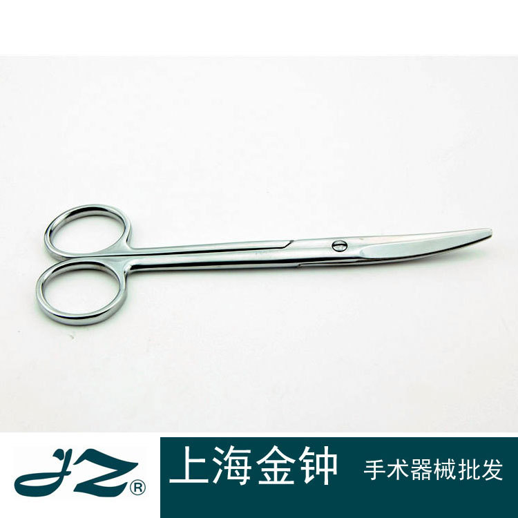 组织剪16cm普通型弯上海金钟手术器械