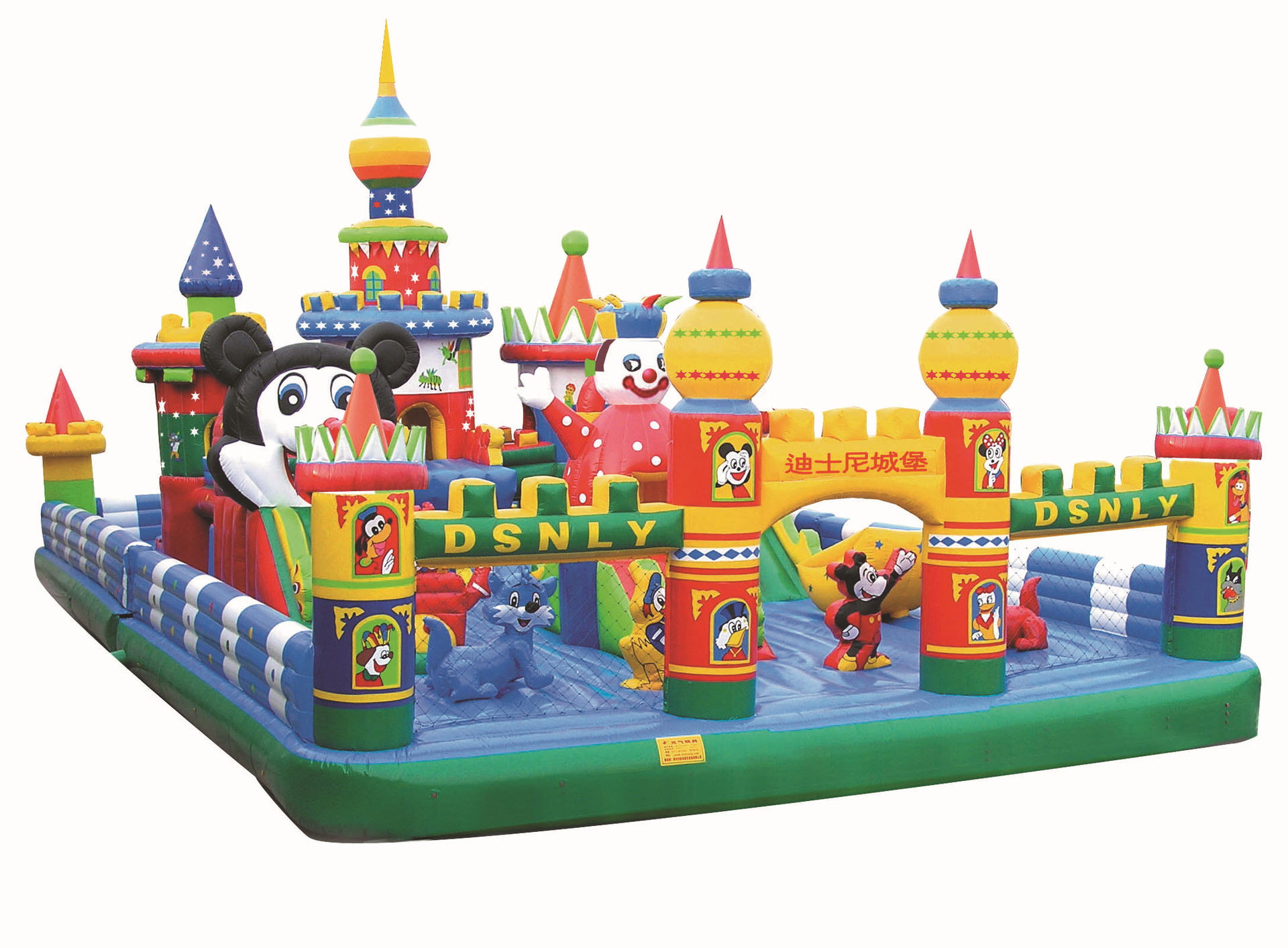 大型充气城堡*迪斯尼城堡*儿童蹦蹦床 充气跳跳床 大滑梯