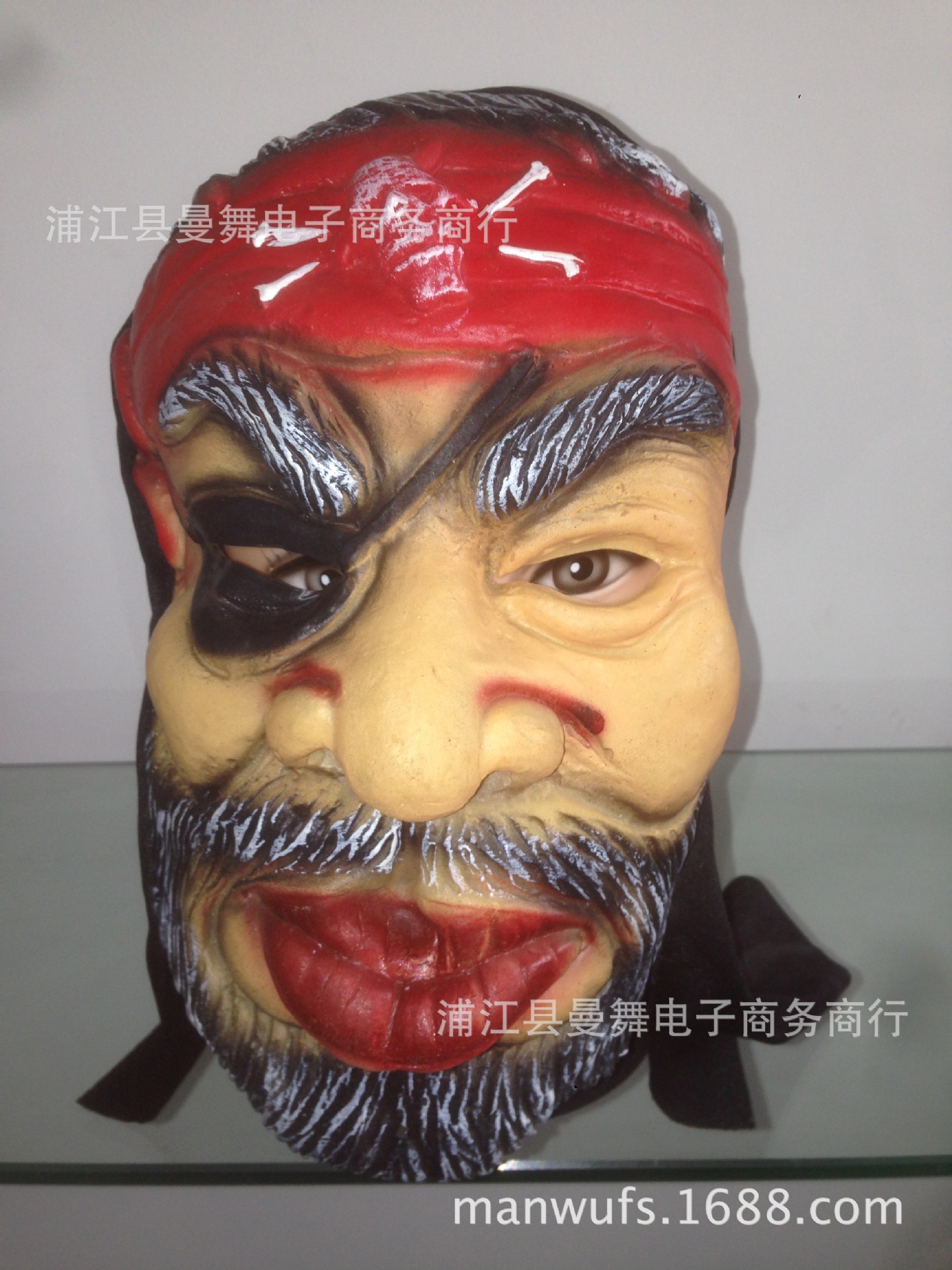 批发 万圣节鬼节面具 恐怖鬼脸面具 海盗面具 cosplay面具