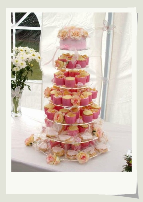 亚克力七层透明圆形蛋糕架生日party聚会diy婚庆蛋糕架方便易拆装