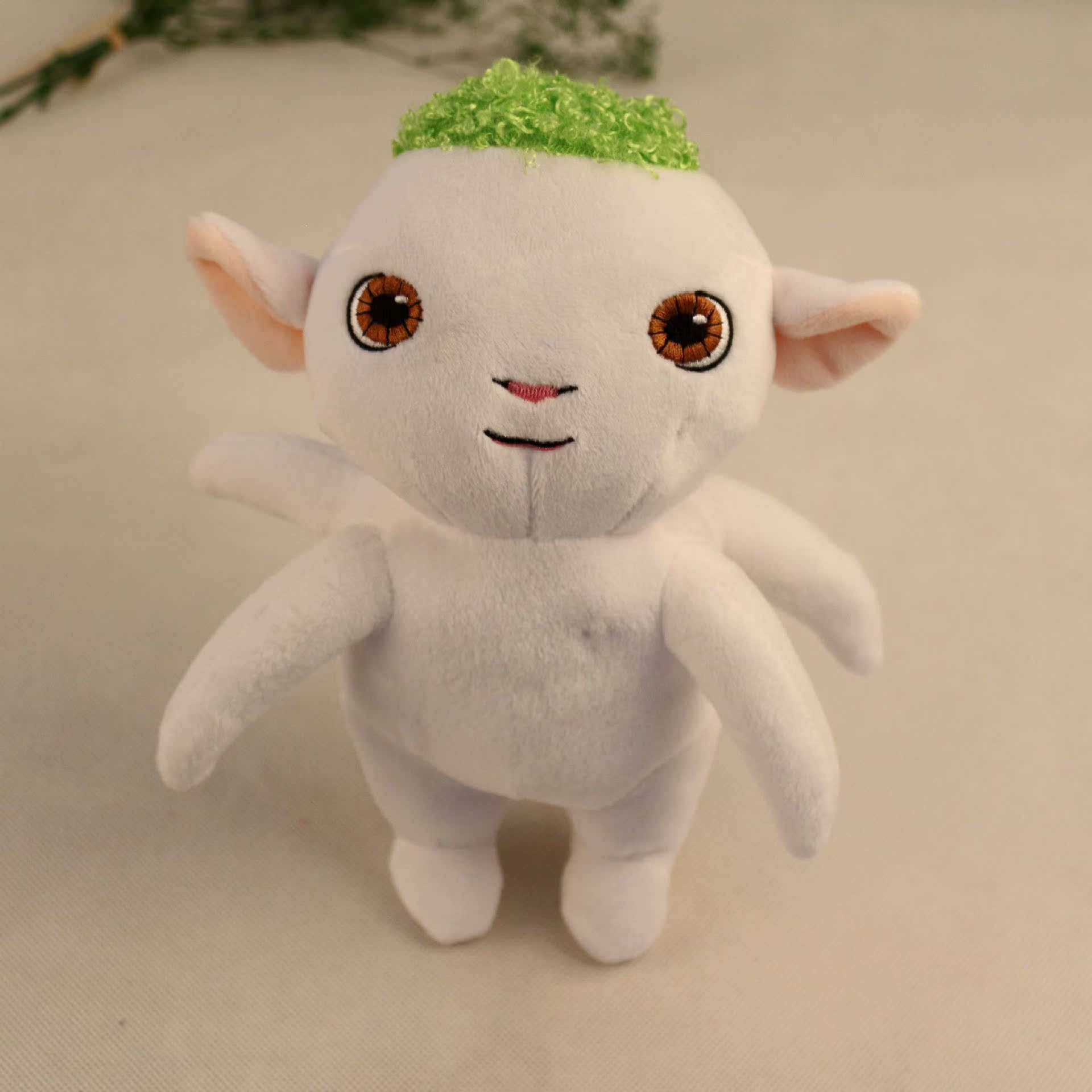 井柏然捉妖记同款胡巴公仔 会说话发光胡巴 毛绒玩具布娃娃玩偶-中国