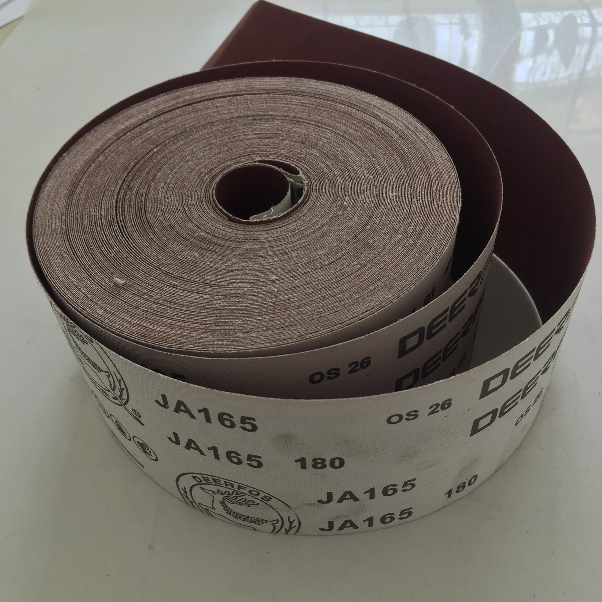 鹿牌软布砂带 木雕抛光打磨 配合砂纸夹