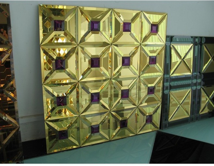 厂家直销 优质供应 深加工玻璃 拼接镜面 5mm 拼接玻璃镜子