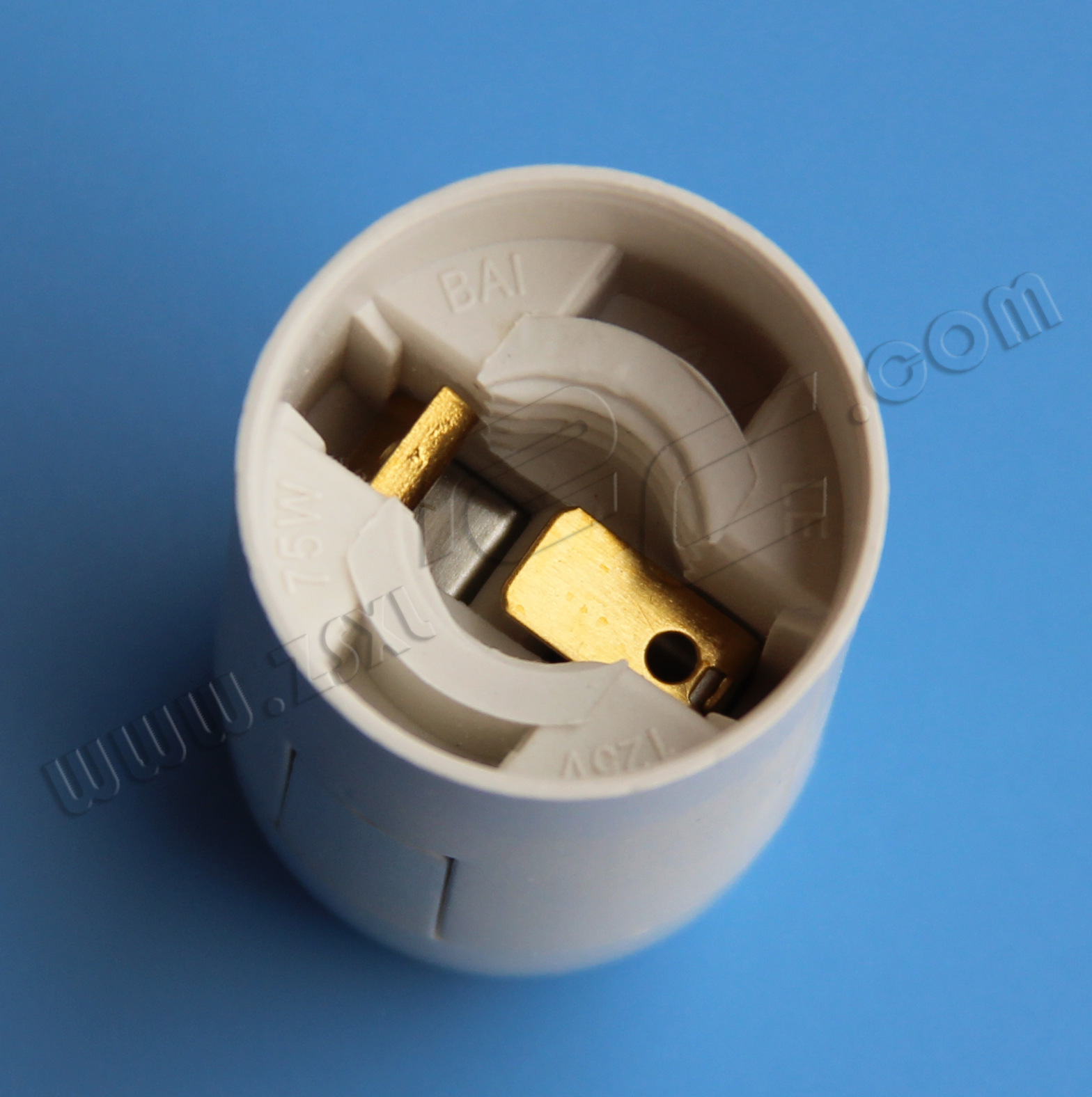 e12塑胶光身灯头.e12卡式光身灯座.ul认证