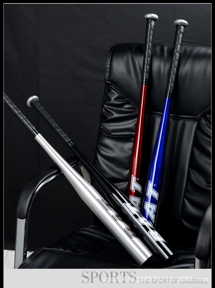 棒球棍 bat30英寸家用车载防身金属铝合金棒球棒防卫装备