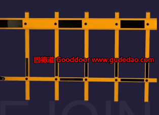 1、主杆八角竖杆八角亮两孔单层栅栏杆