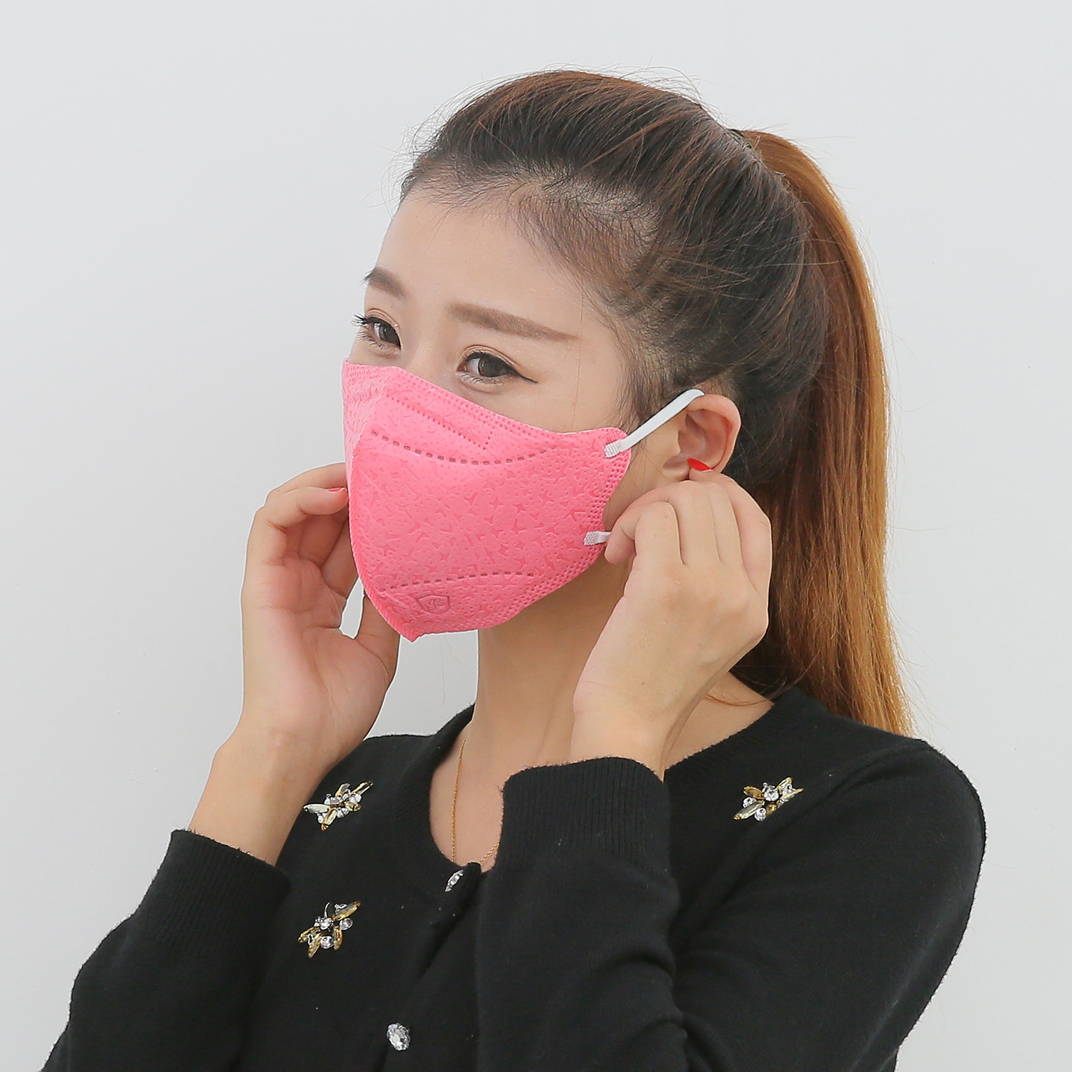 新款3d防雾霾口罩 男女通用口罩 立体防pm2.5口罩 五层防护口罩