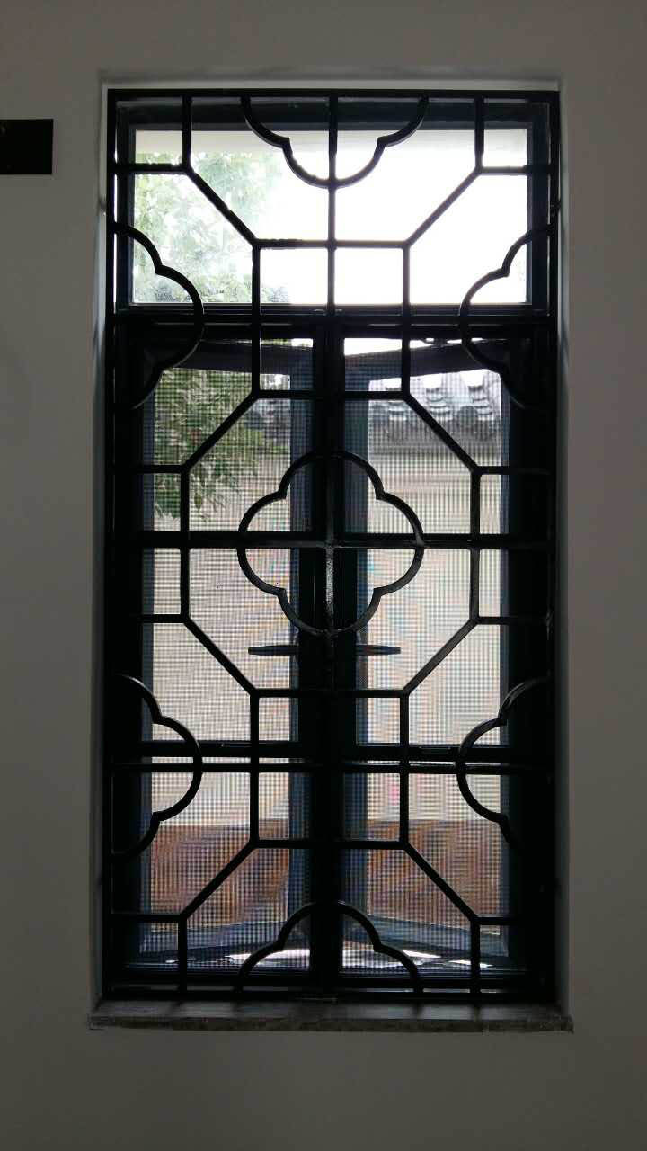 厂家定制中式防盗窗花 个性铁艺防盗网 别