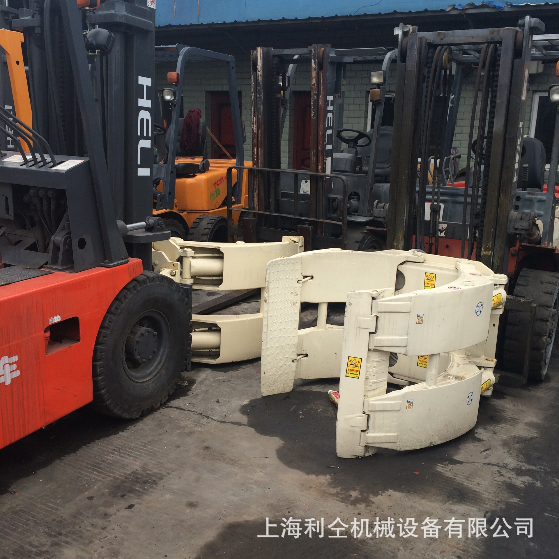 低价供应圆夹抱叉车 二手圆纸筒叉车 夹包叉车 3吨合力二手叉车