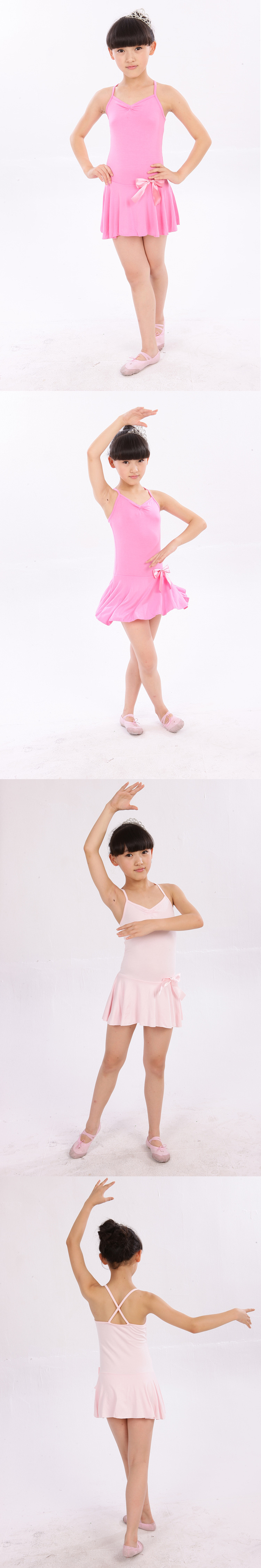 儿童拉丁舞服女童舞蹈服 幼儿园芭蕾演出服带内裤 来图来样订制