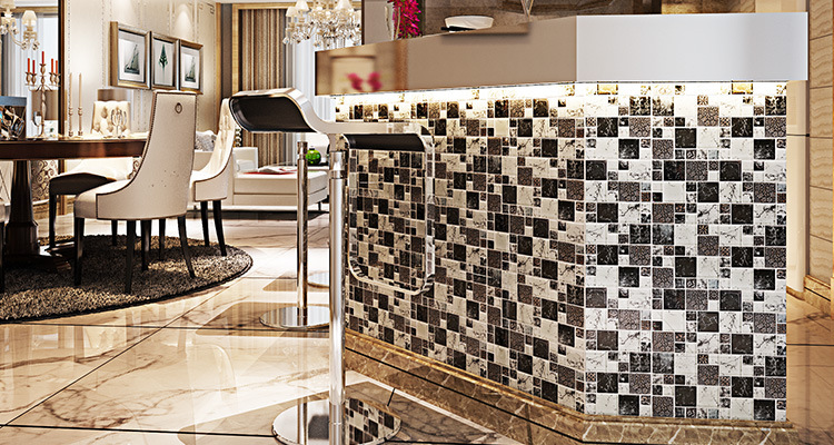 水晶玻璃树脂马赛克地中海风格电视背景墙拼图浴室瓷砖tc22