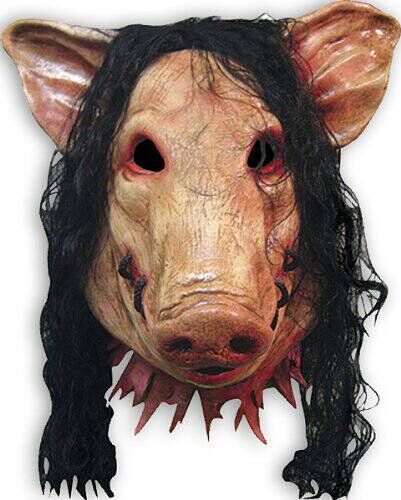 万圣节化妆舞会面具 电锯惊魂3猪八戒面具
