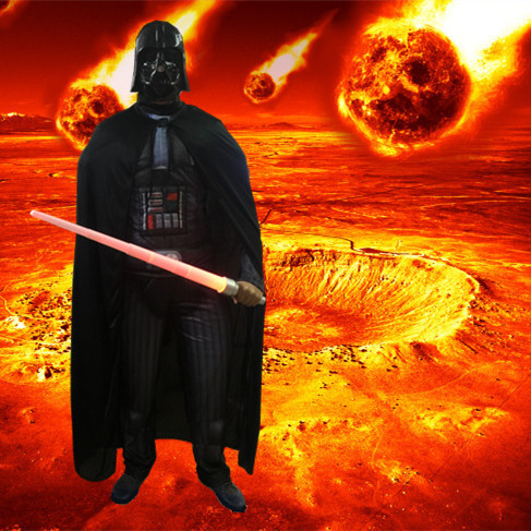 m427starwars星球大战黑白武士达斯绝地武士蚁人服装