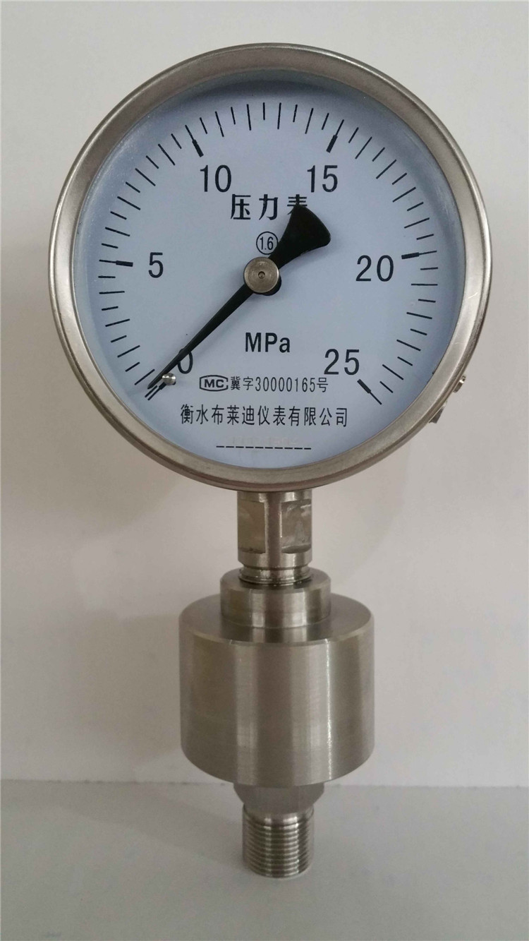 全不锈钢隔膜压力表螺纹连接焊接一体式隔膜压力表040mpa