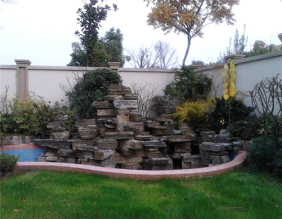 自家矿山批发千层石 假山石 薄利承接千层石假山驳岸叠水