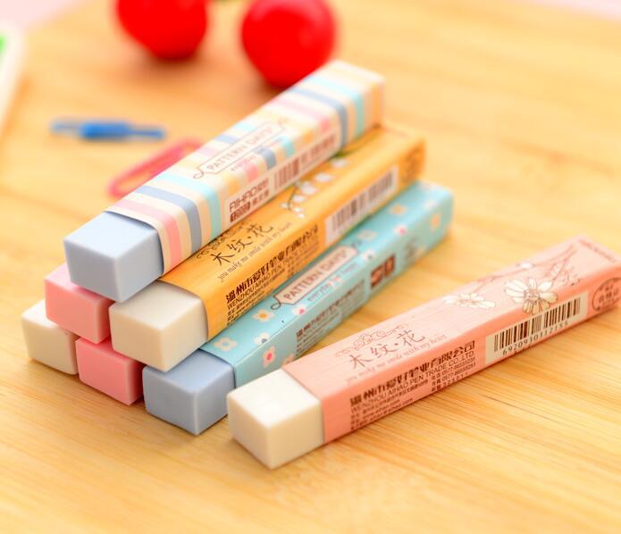 长条橡皮擦 包纸橡皮 出口无毒环保橡皮 热销欧美长方形橡皮