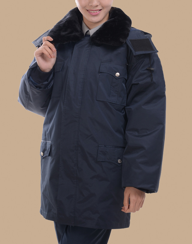 厂家直销 保安防寒服 多功能大衣 保安加