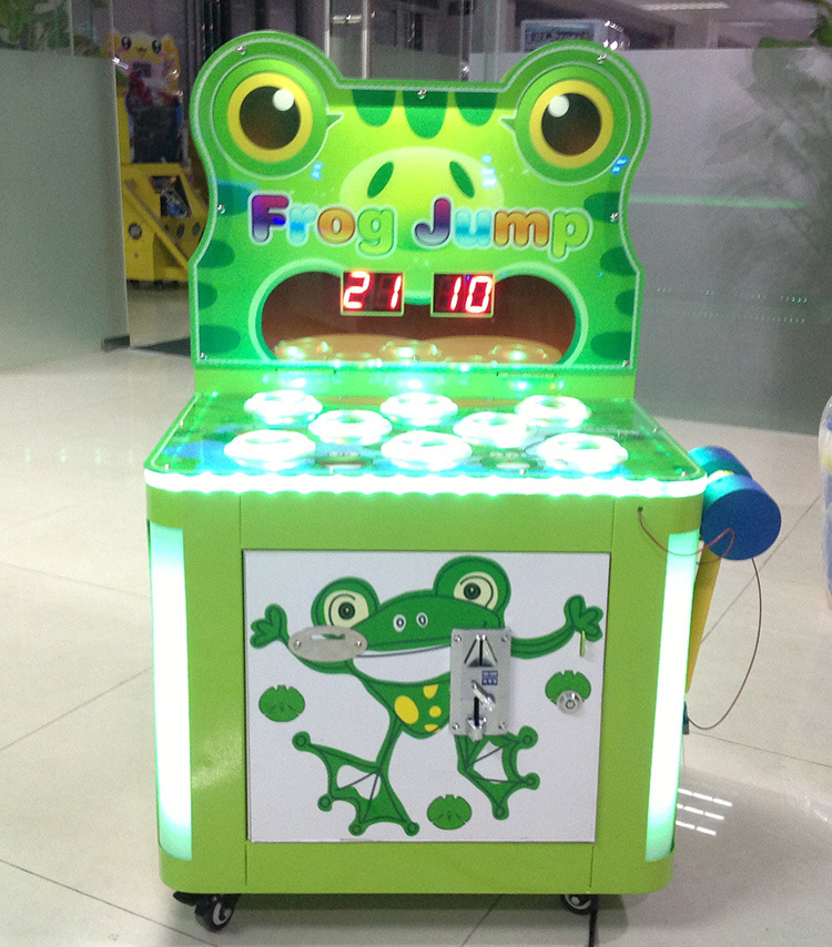 最新款儿童投币游戏机 铁青蛙打地鼠游戏机 儿童投币电玩游艺机