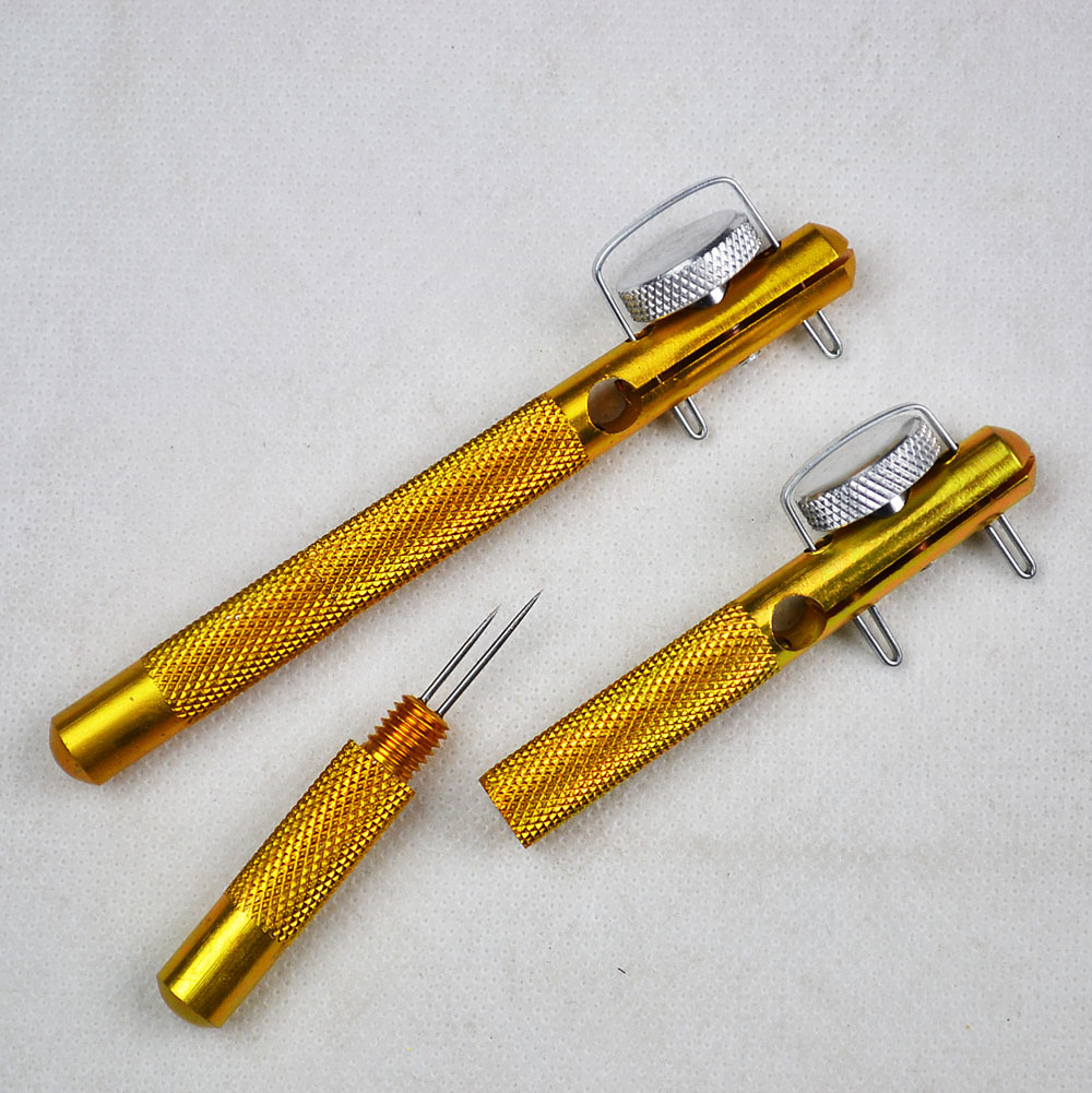 批发手动全金属多功能 绑钩器 打结器 鱼钩绑线器