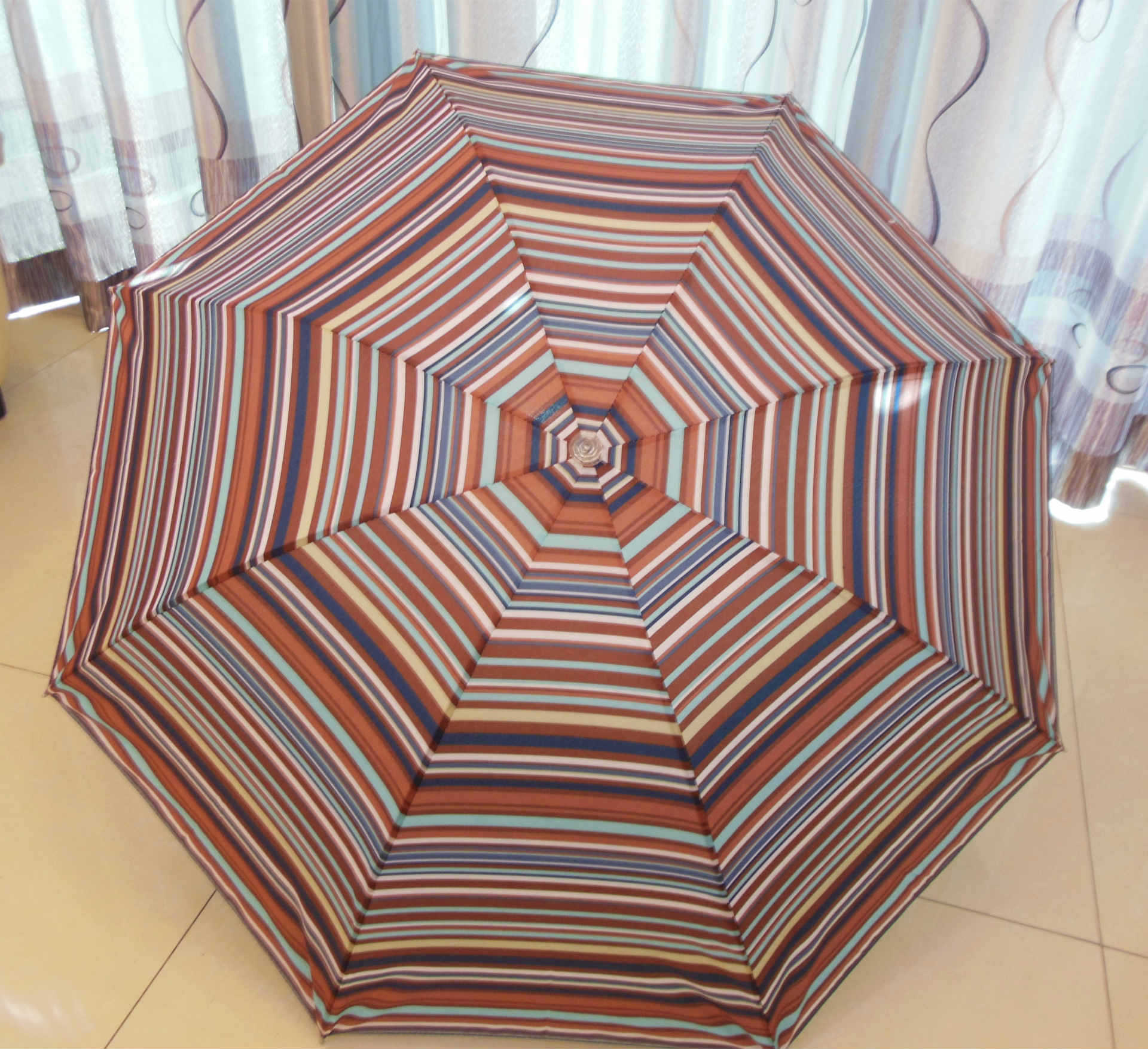 情人雨碰起条纹伞,三折伞 晴雨伞多色选择,质量保证厂家直销