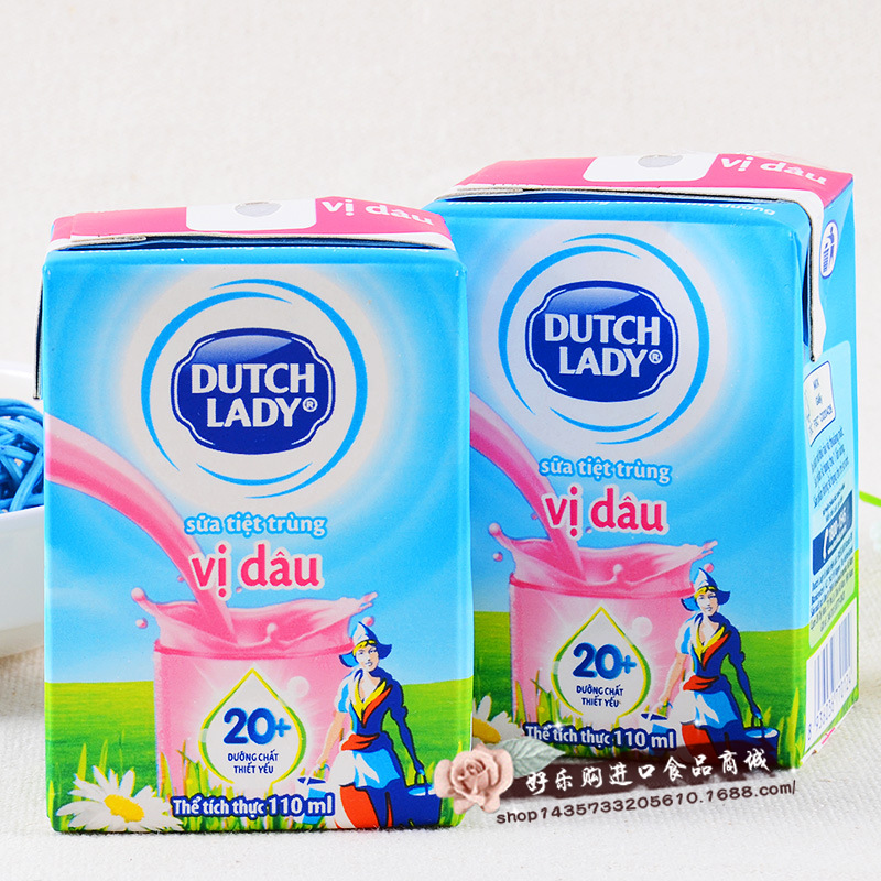 批发荷兰菲仕兰dutchlady子母奶110ml48盒多个口味
