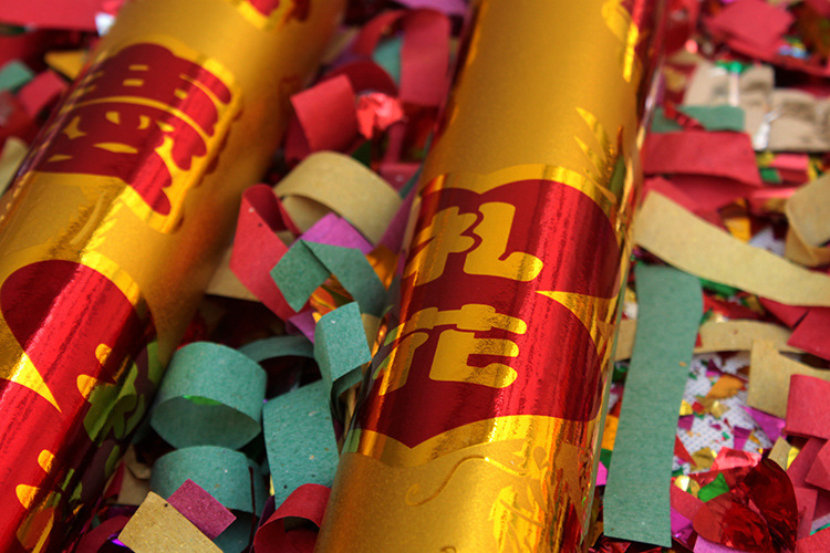 结婚婚礼现场手持礼宾花 庆典开业礼炮 金色喜庆礼花100cm