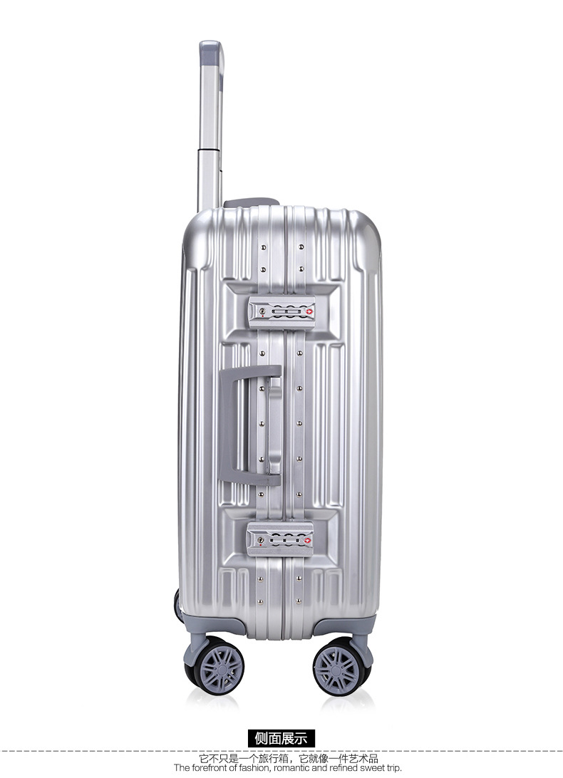 德国卡瓦路行李箱男女万向轮拉杆箱旅行箱铝框耐刮pc海关锁