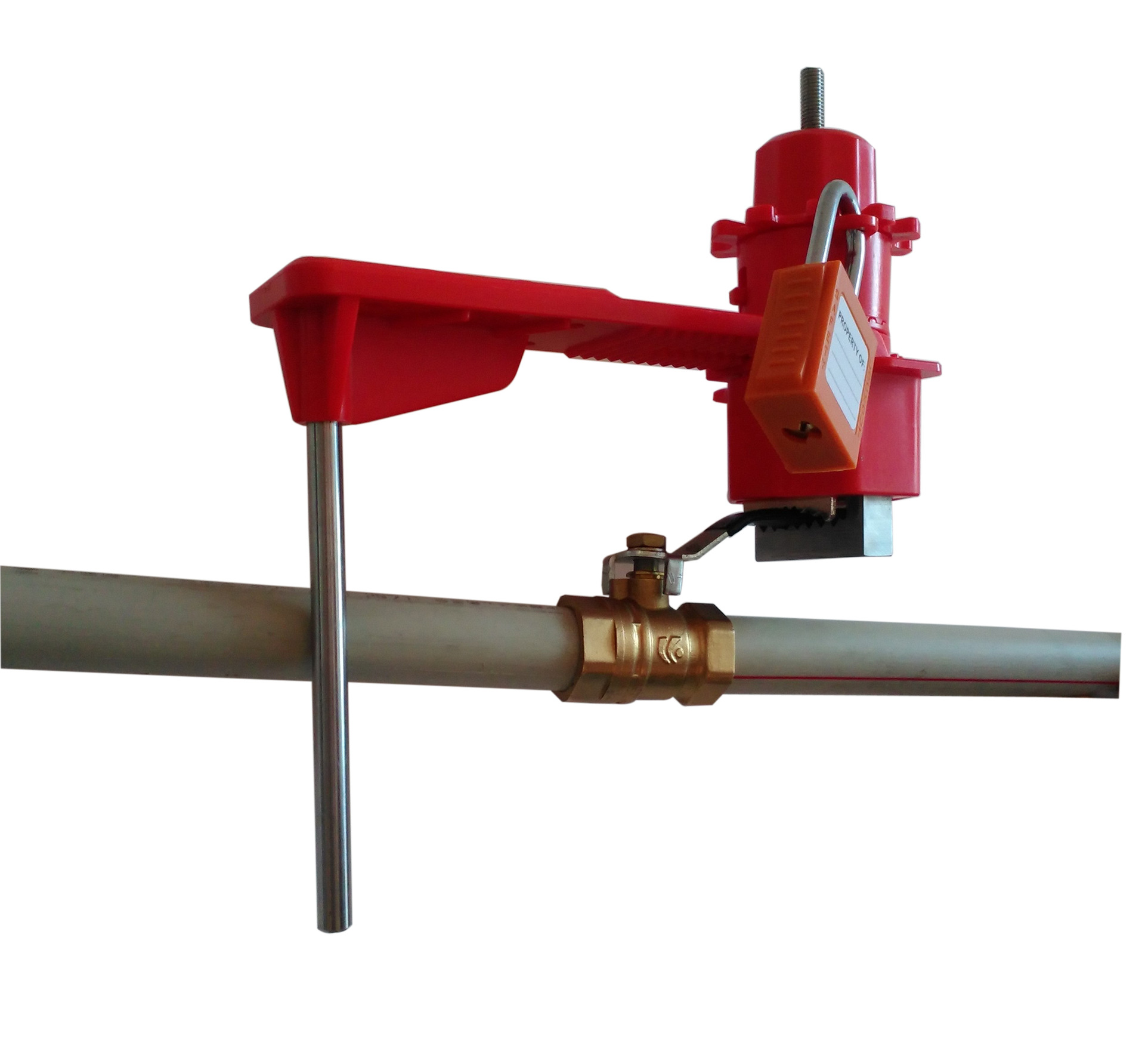 welken正品蝶阀锁 贝迪 工业安全管理锁具 阀门门阀锁.