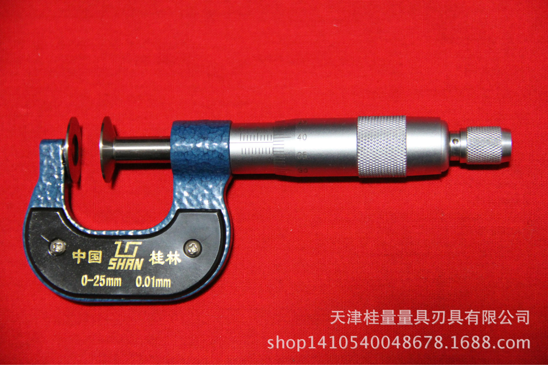 天津桂量公法线千分尺0-25mm 齿轮千分尺 - 工具批发网