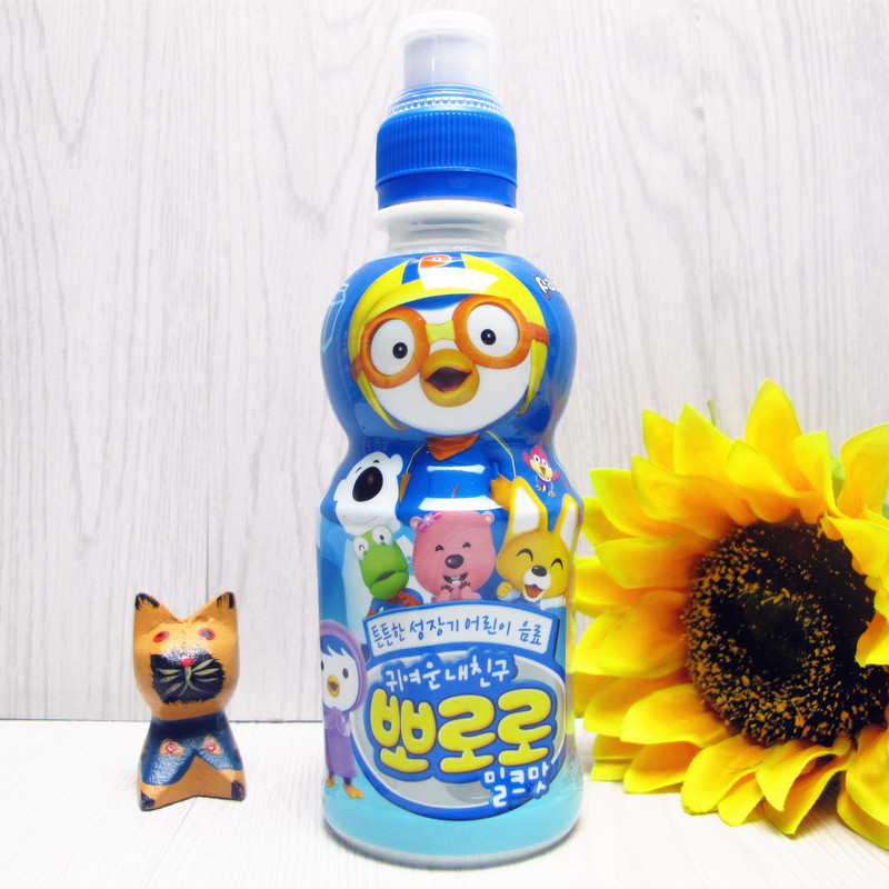 韩国宝露露饮料儿童乳酸菌果味饮料235ml24瓶箱y