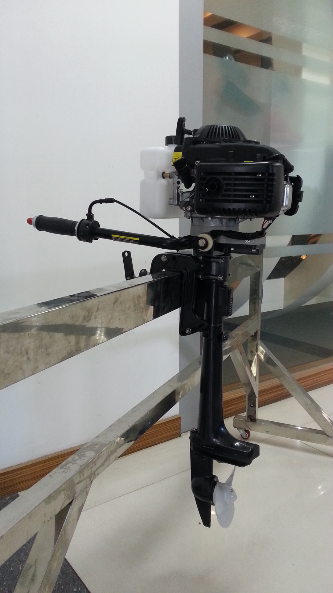 6马力四冲程船外机船挂机推进器马达冲锋舟塑料船